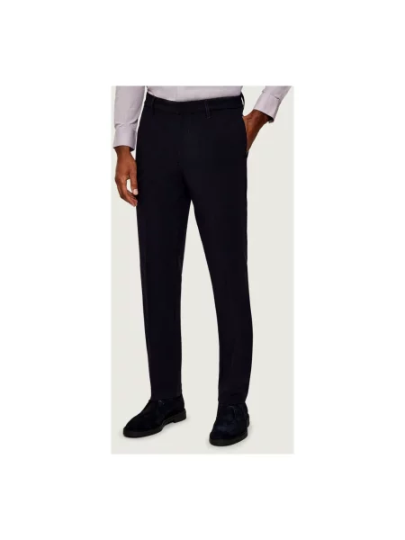 Spodnie Emporio Armani niebieskie