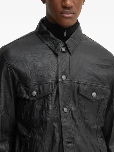 Geanta de piele Zadig&voltaire negru