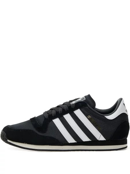 Sneakersy Adidas w paski zamszowe czarne