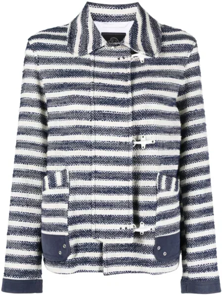 Geacă Fay din tweed albastru