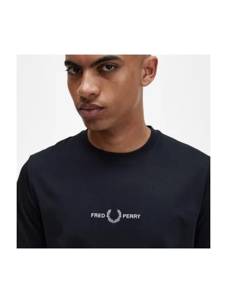 Majica Fred Perry s vezom crna