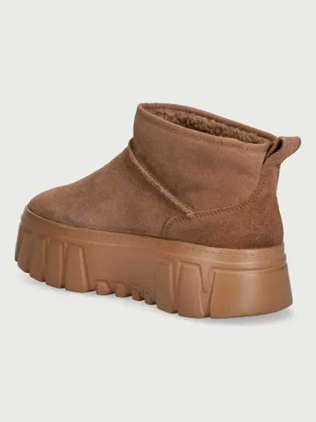 Tommy Jeans TJW SUEDE PLATFORM BOOTS WL апрески дамски от кожа бежово