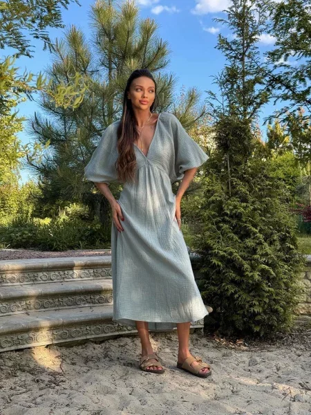 Макси платье Milirud софтшелл