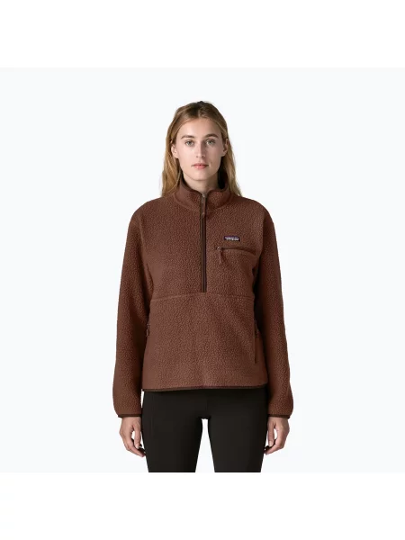 Bluză fleece pentru femei Patagonia Retro Pile Marsupial berm brown maro