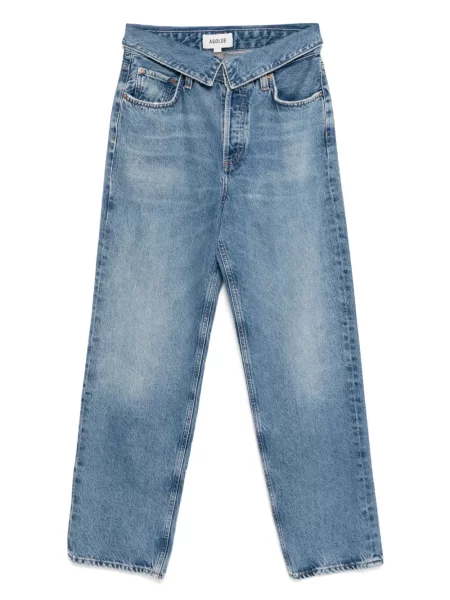 Zwężane dżinsy Agolde zwężany niebieski