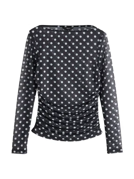 Next Bluză negru alb