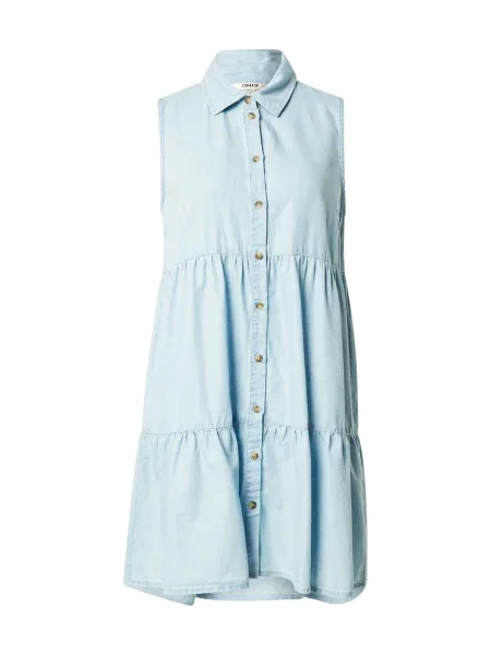 ONLY Dolga srajca ONLBea moder denim