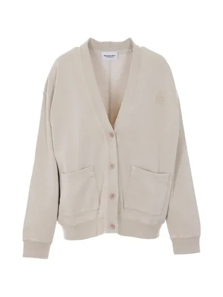 Cardigan Marant Etoile cu broderie cu decolteu în V