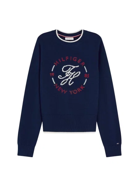 Sweter Tommy Hilfiger niebieski