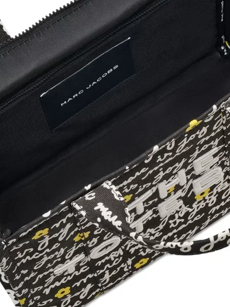 Geantă Marc Jacobs din canvas negru