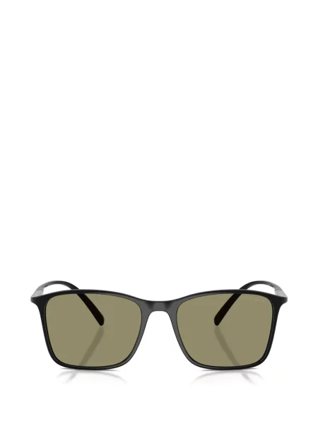 Ochelari de soare pătrați Giorgio Armani negru