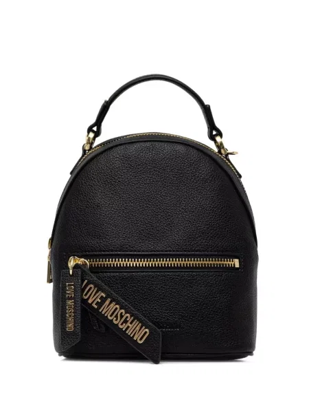 Rucsac Love Moschino cu autograf negru