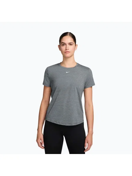 Tricou pentru femei Nike One Classic Dri-Fit smoke grey/heather/white alb