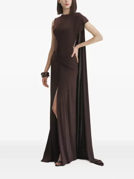 Maxi suknele 2310 Studio ruda