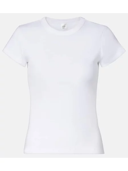 Tricou Leset tricotate alb