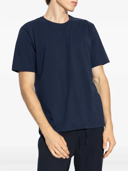 Scurt tricou Hanro cu decolteu rotund albastru
