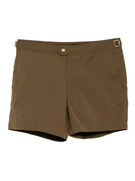 Slip de baie Tom Ford scurt verde