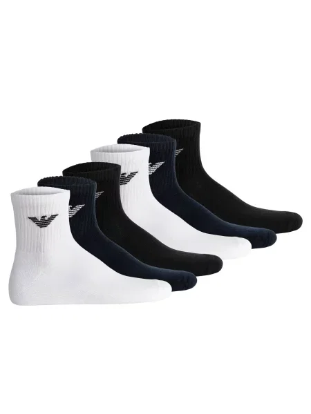 Emporio Armani Sportzoknik sötétkék / fekete fehér