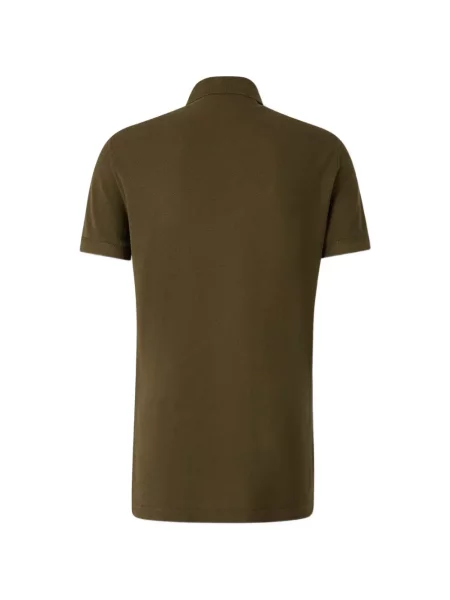 Tricou polo Tom Ford cu broderie verde