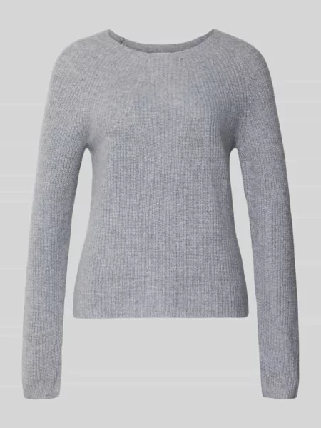 Sweter z dzianiny z czystego kaszmiru z okrągłym dekoltem Fynch-hatton