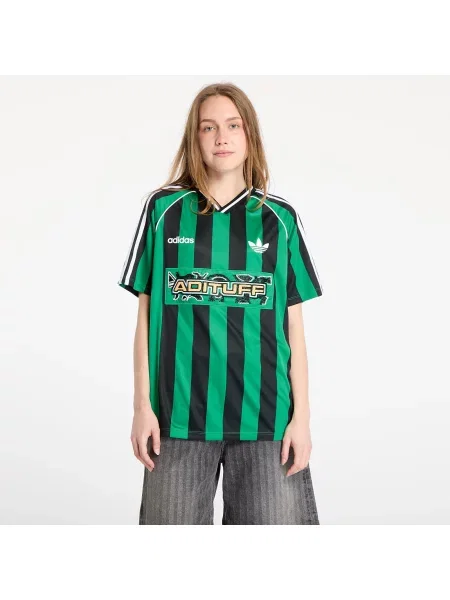 Светр Adidas Originals з джерсі з бісером зелений