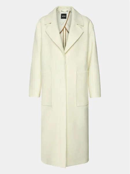 Boss Palton de lână Caridi Écru