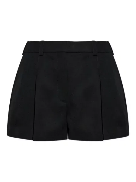 Pantaloni scurți Givenchy plisate negru