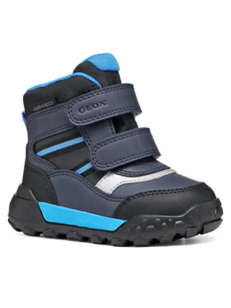 Geox Sniego batai B Trekkyup Boy B Abx M juoda