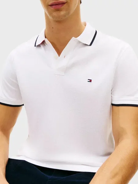 Поло Tommy Hilfiger біле