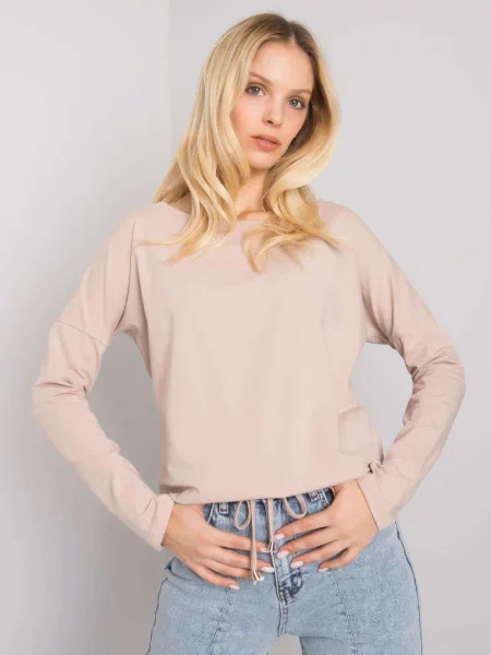 Bluza Basic Feel Good bež