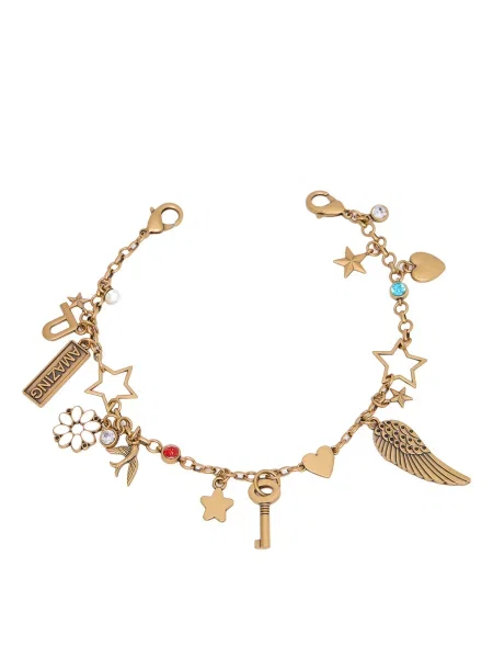 PINKO Curea de schimb pentru poșetă Bag Charm 2 AI PCPL Auriu