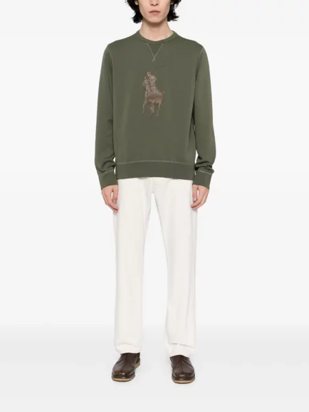 Класическа вълнена риза Polo Ralph Lauren зелено