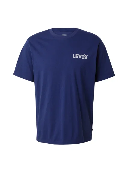 LEVI'S ® Majica indigo / bela modra