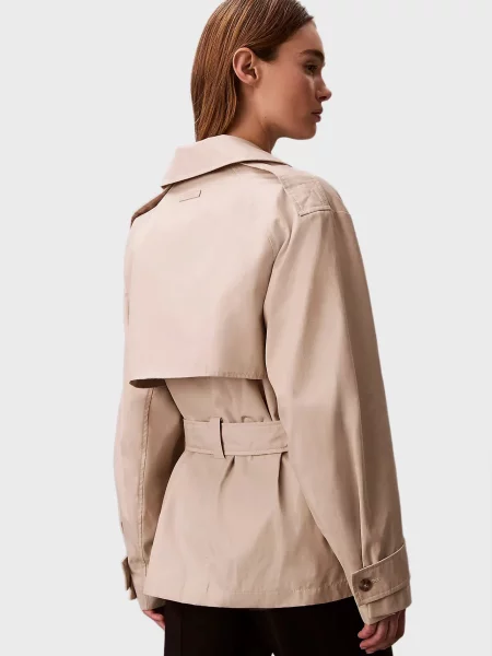 Тренч Calvin Klein бежевий