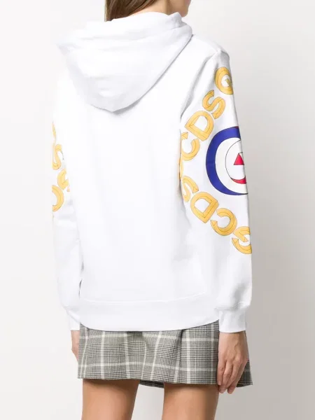 Hoodie Gcds με σχέδιο λευκό