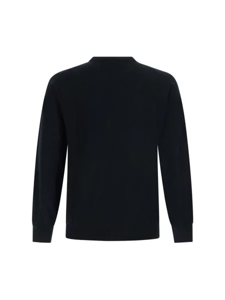 Sweter Kangra wełniany czarny