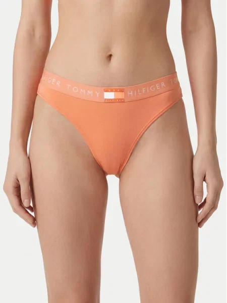 Klasické kalhotky Tommy Hilfiger oranžové