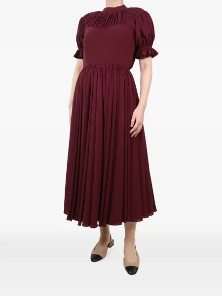 Rochie midi Emilia Wickstead roșu