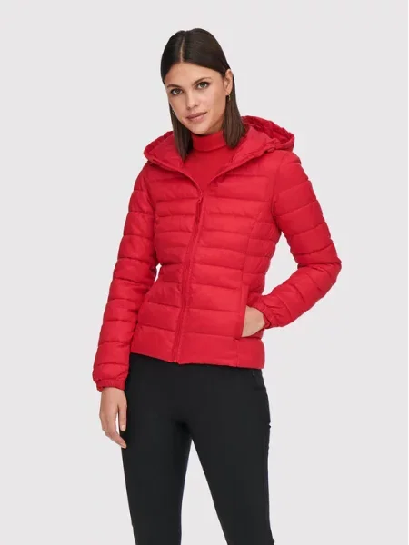 Puhovka Only s kapuco rdeča