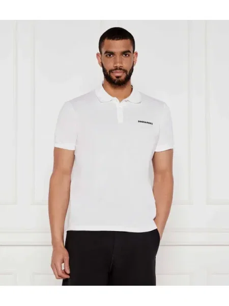 Polo alb