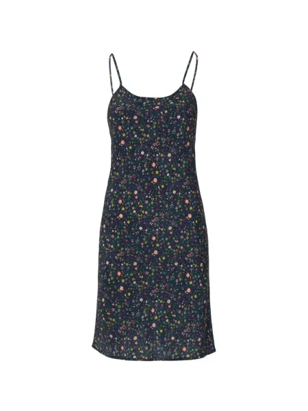 Rochie Lhd cu model floral de costum albastru