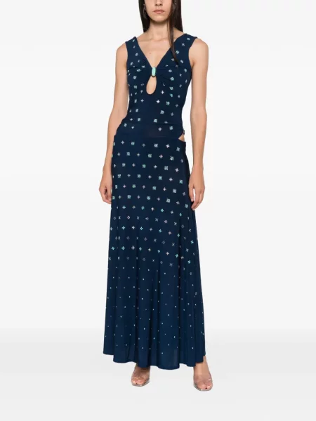 Rochie maxi Rabanne albastru