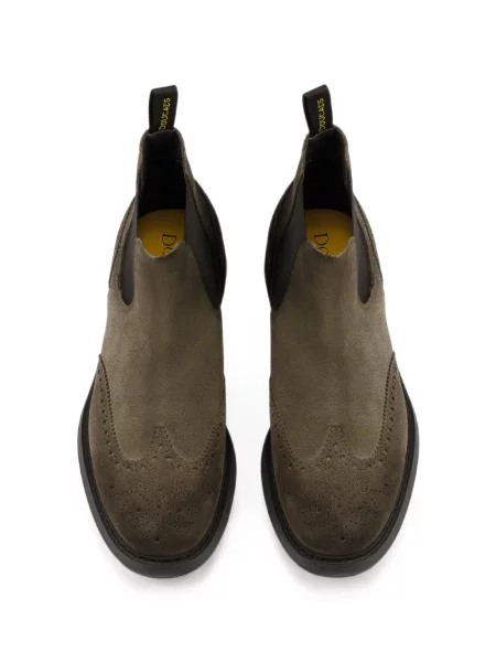 Brogues Doucal's din piele de căprioară maro
