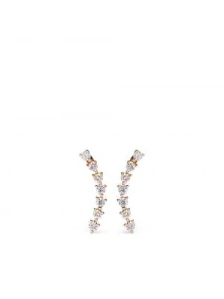 Aur roz diamant cercei Rosekey roz