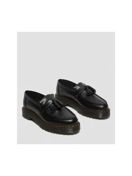 Sneakersy Dr. Martens skórzane sznurowane czarne