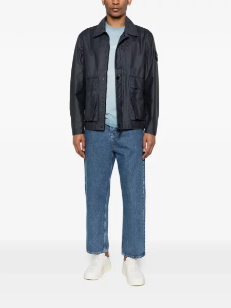 Ceruit geacă Stone Island cu strasuri albastru