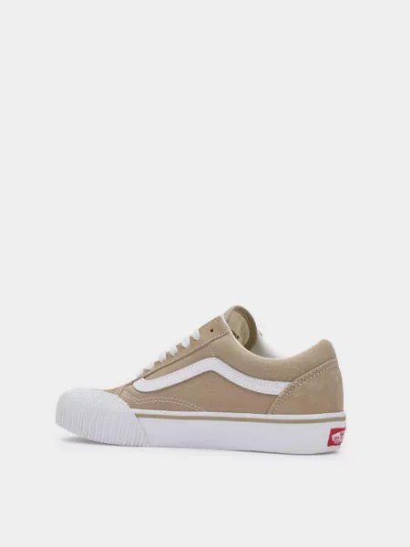 Замшевые кеды Vans бежевые
