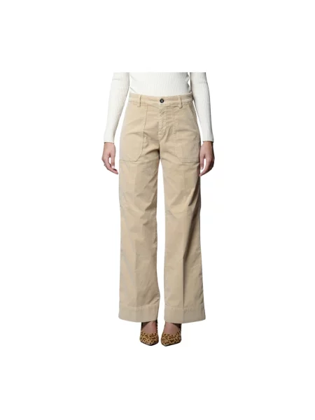 Szerokie spodnie Mason's beżowe