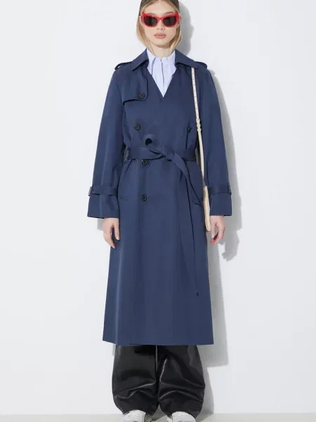 Kenzo trenci Solid Elongated Kimono Trench