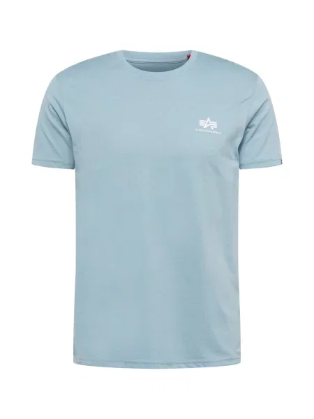 Alpha Industries tricou din cu imprimeu albastru